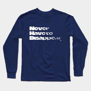 disappear Long Sleeve T-Shirt